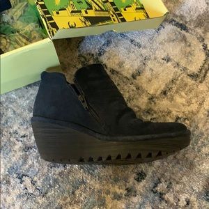 Fly London blue suede